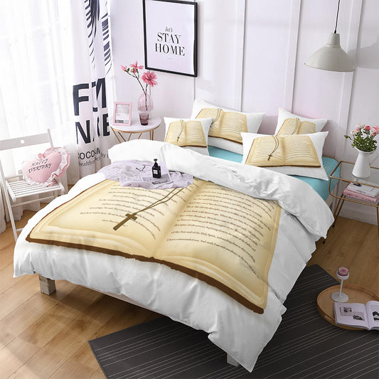 Antique Book Collection Bedding Ensemble