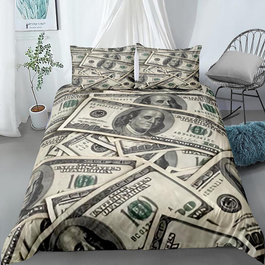 Opulent Dollar Design Duvet Cover