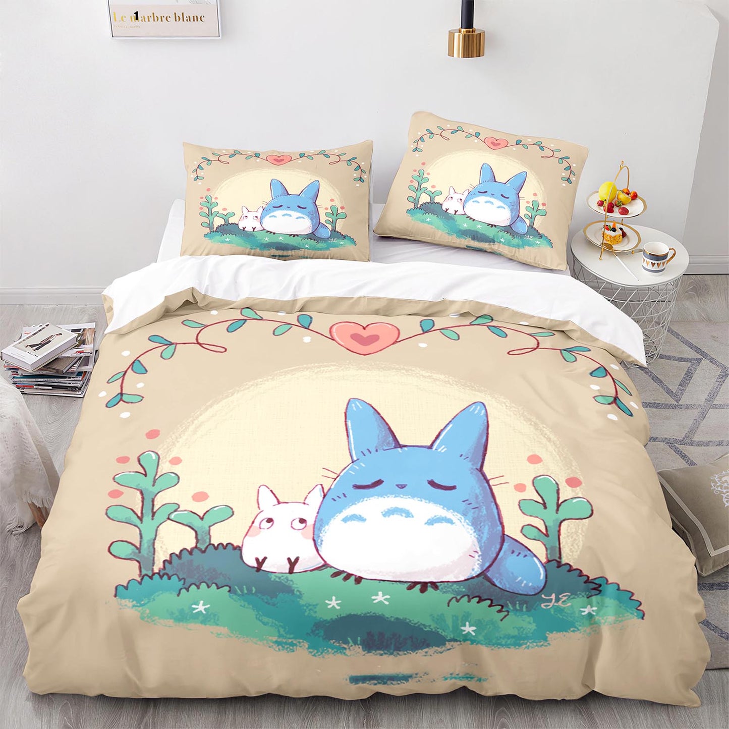 Totoro Winter Wonderland Bedding