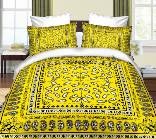 Soft Pastel Hand-Drawn Duvet