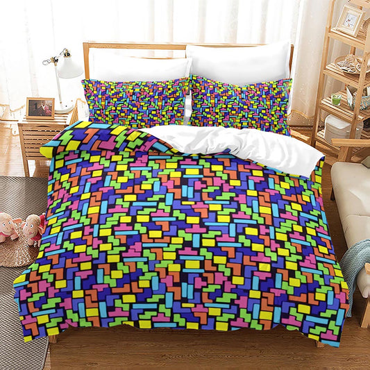 Electronic Game Tetris Bed Linen