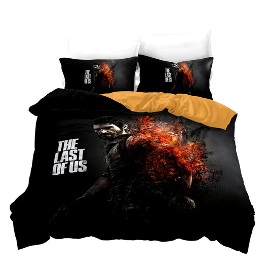 Burning Guardian Silhouette Bedding Set