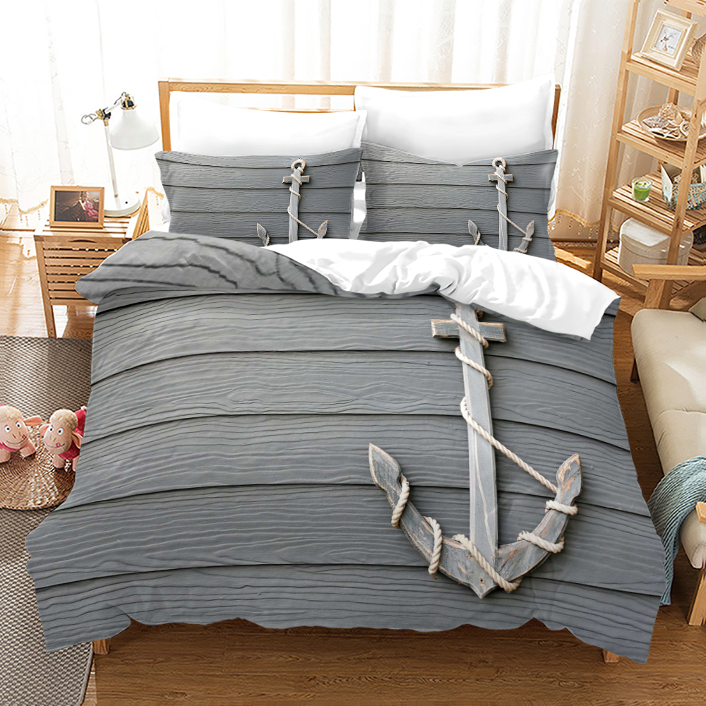 Rustic Anchor & Rope Luxury Bedding