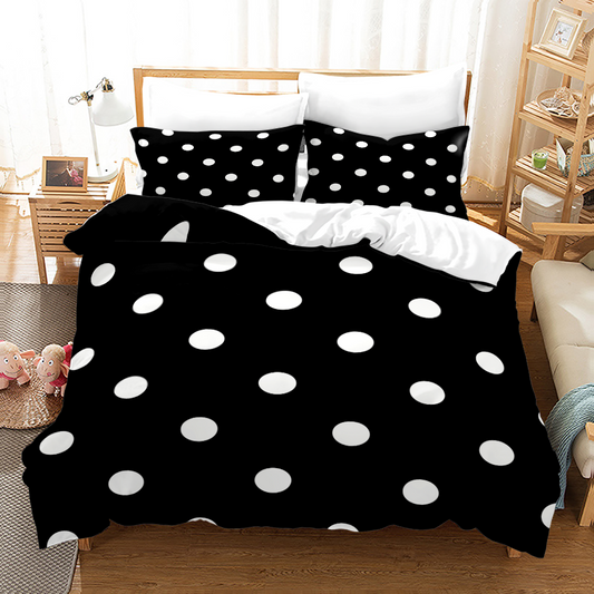 Playful Dot-Stripe Comforter Collection