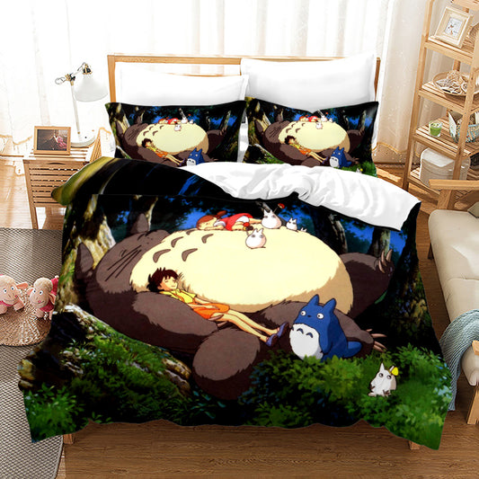 Totoro Minimalist Bedding