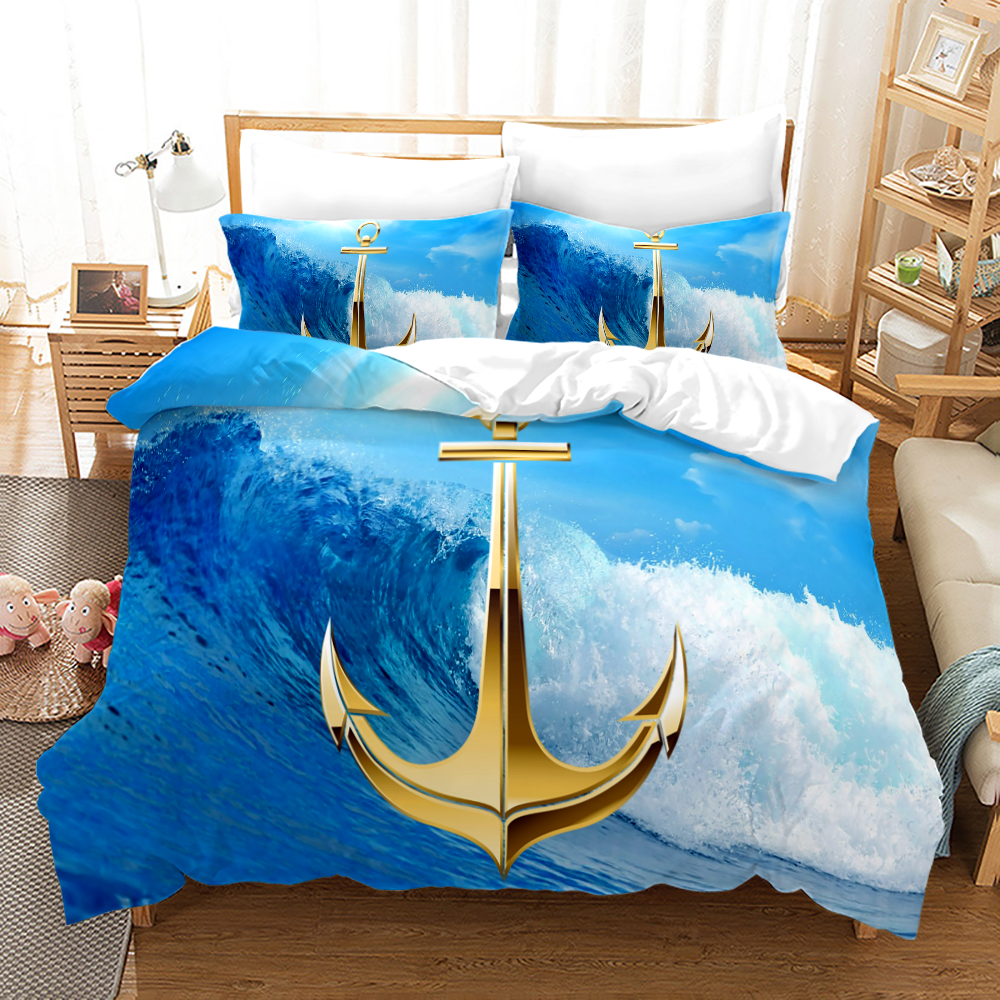 Vintage Anchor Duvet Cover & Pillowcases