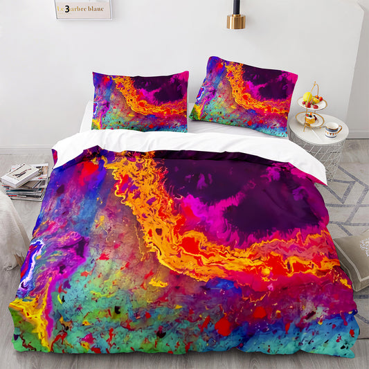 Cozy Marble-Inspired Sheet Set