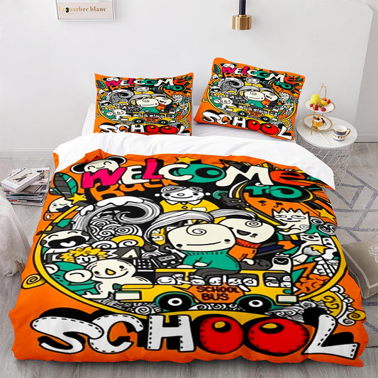 Creative Marker-Style Bed Set