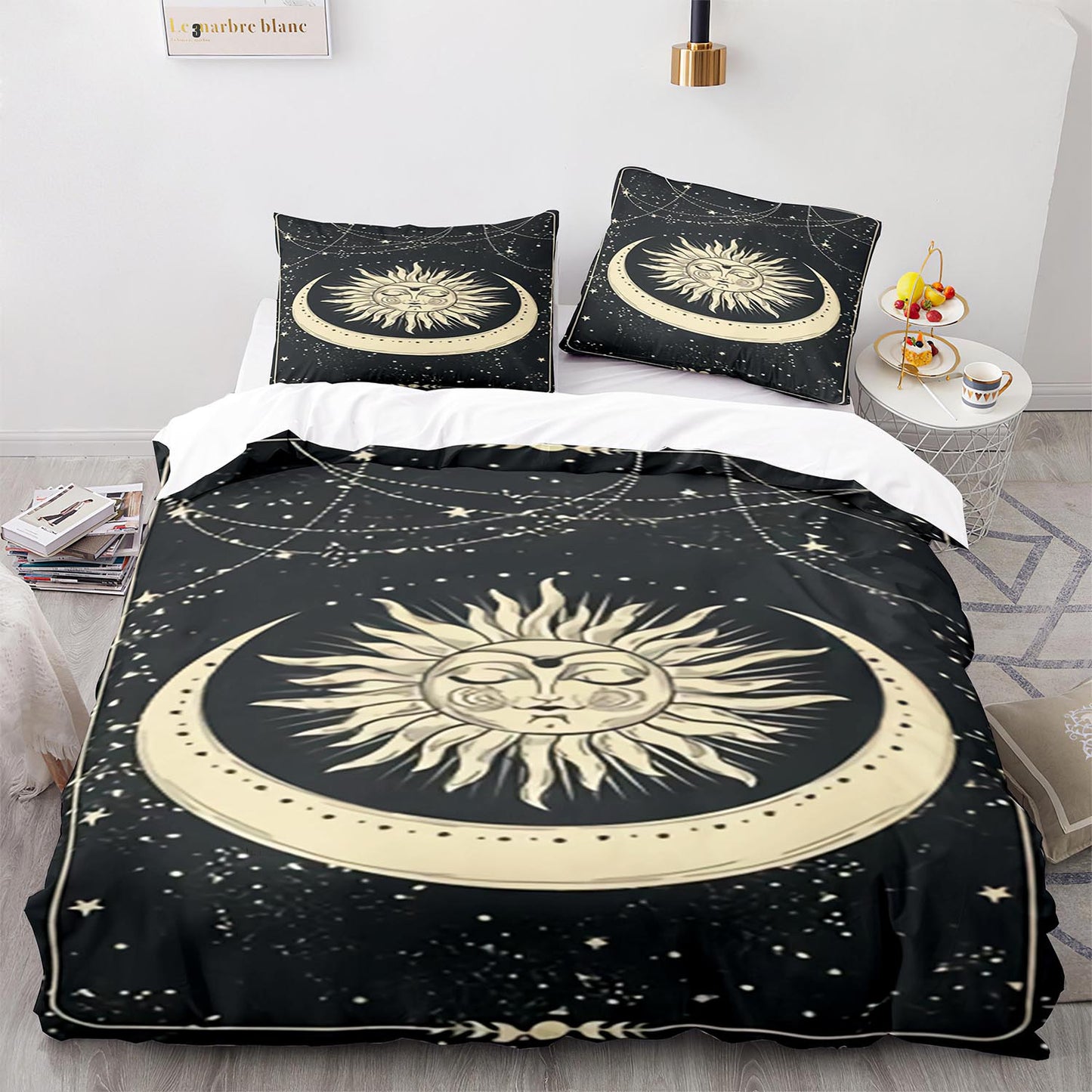 Vintage Tarot Print Bedding Set