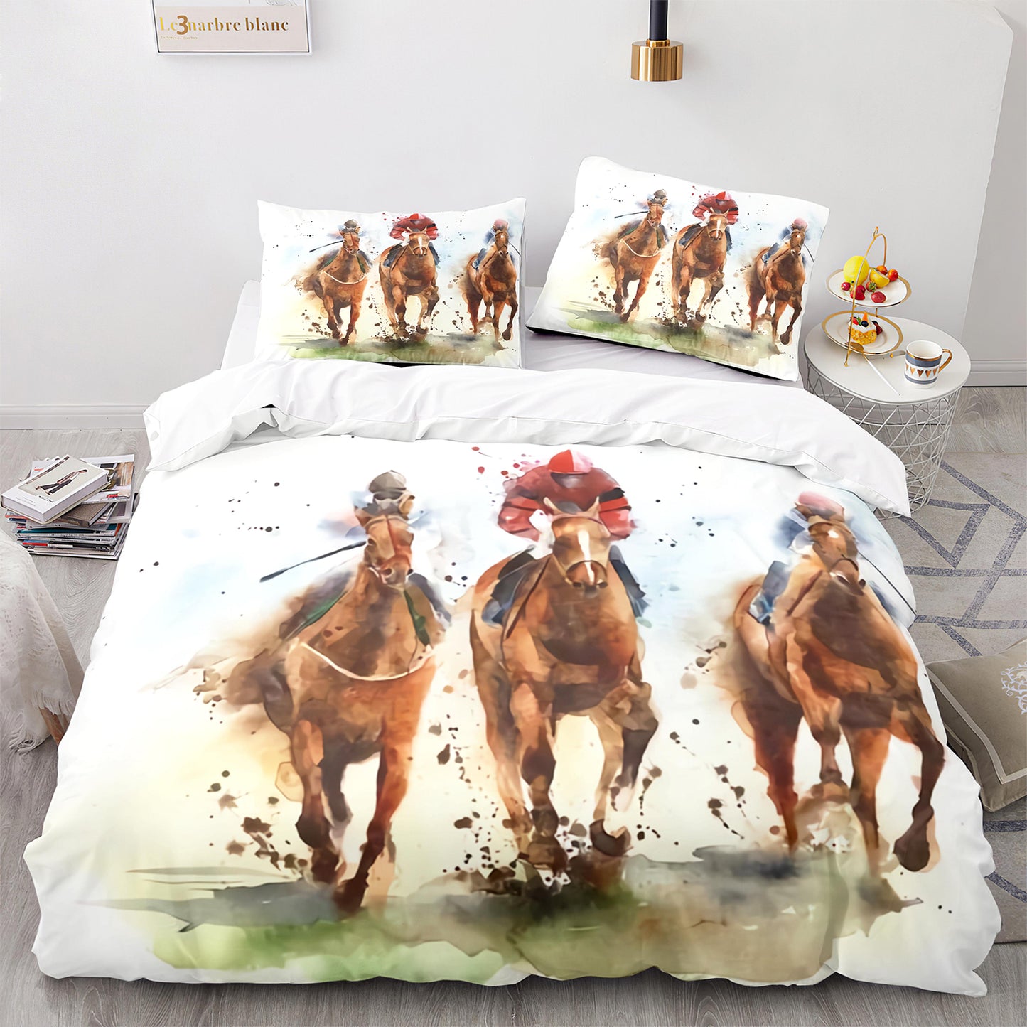 Horse Ranch Theme Duvet Cover