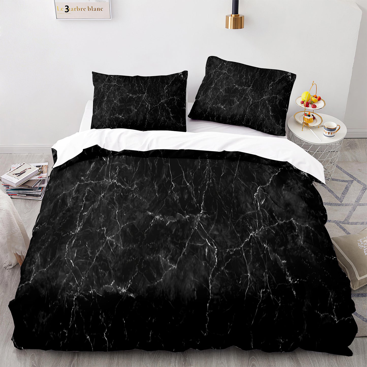 Minimalist Marble Bedding Collection