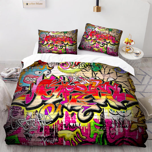 Color Splash Doodle Bedding