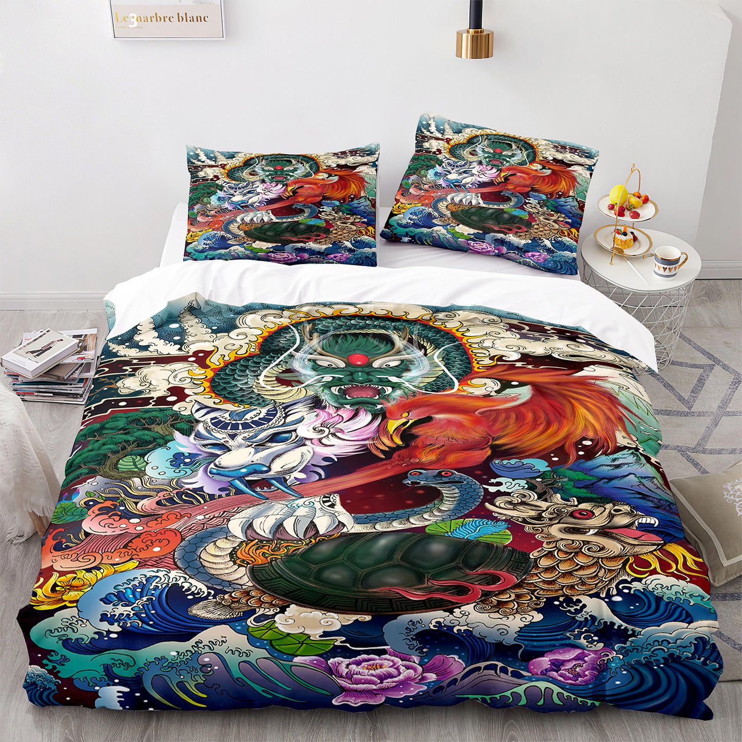 Ghost Story Ukiyo-e Bed Linens
