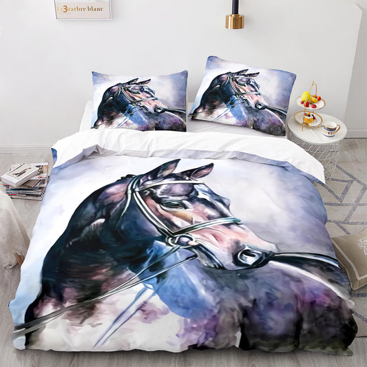 Arabian Nights Horse Theme Bed Set