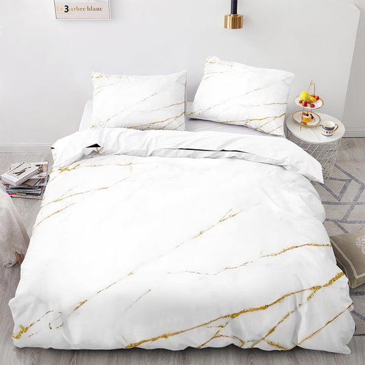 Soft Touch Marble Duvet Cover