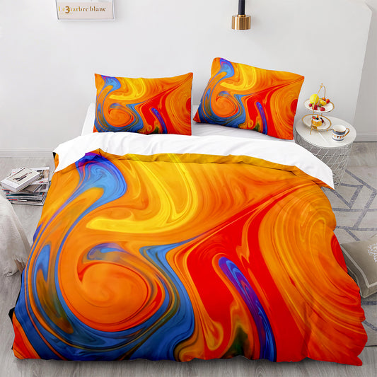 Premium Marble Pattern Bedding-Breathable Cotton