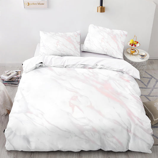 Chic Marble Design 4pc Set-Hotel-Quality Comfort