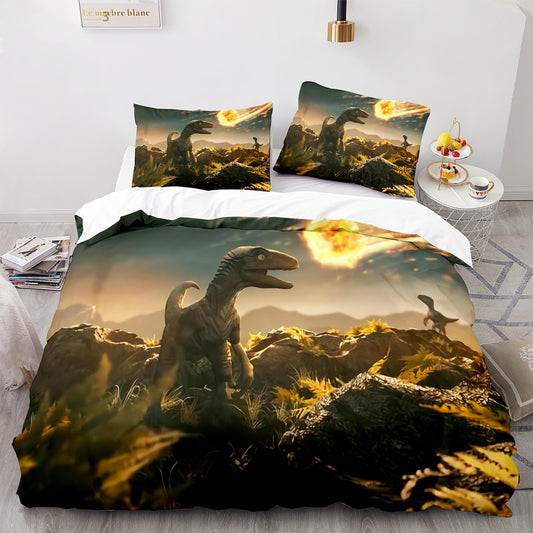 Prehistoric Adventure Duvet Cover Set