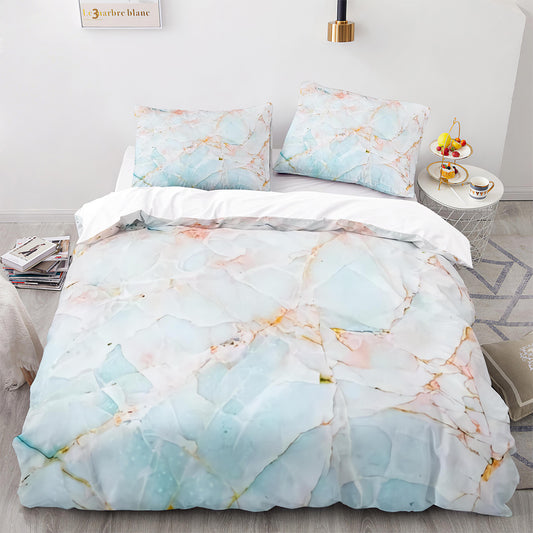 Noble Marble Design Bed Set