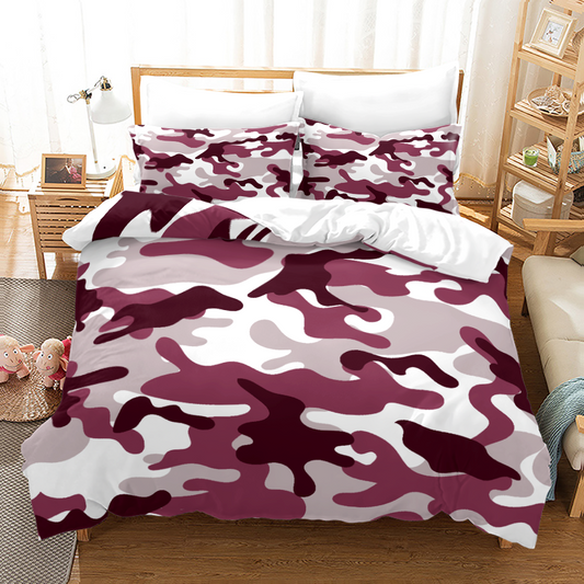 Snow Camo Pattern Bedding