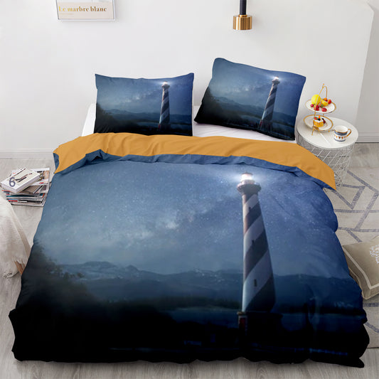Celestial Blue Bedding Ensemble