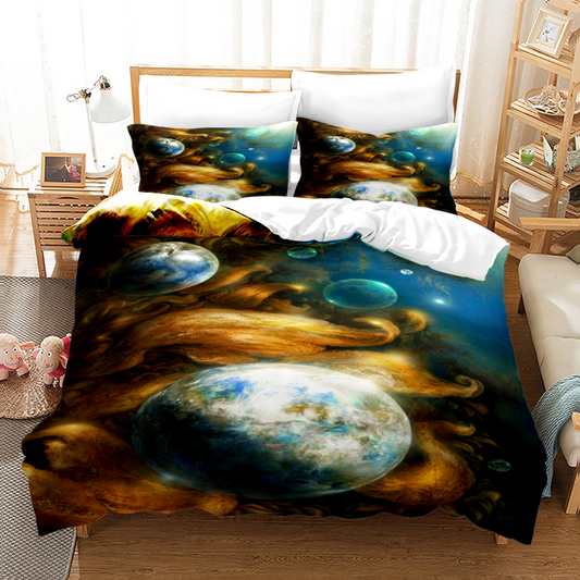 Cosmic Current Bed Sheet Set