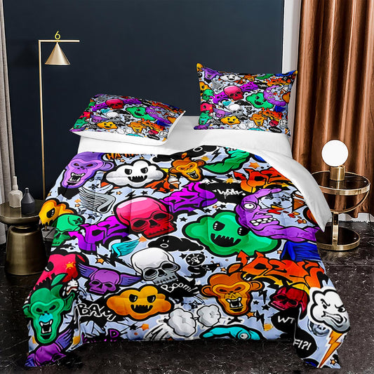 Old School Hip Hop Bed Set