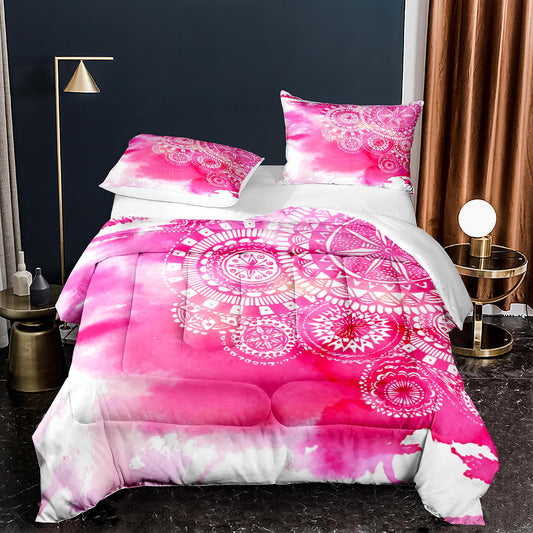 Mystic Mandala Printed Duvet Cover