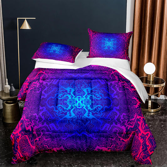 Boho Chic Floral Duvet Cover Set