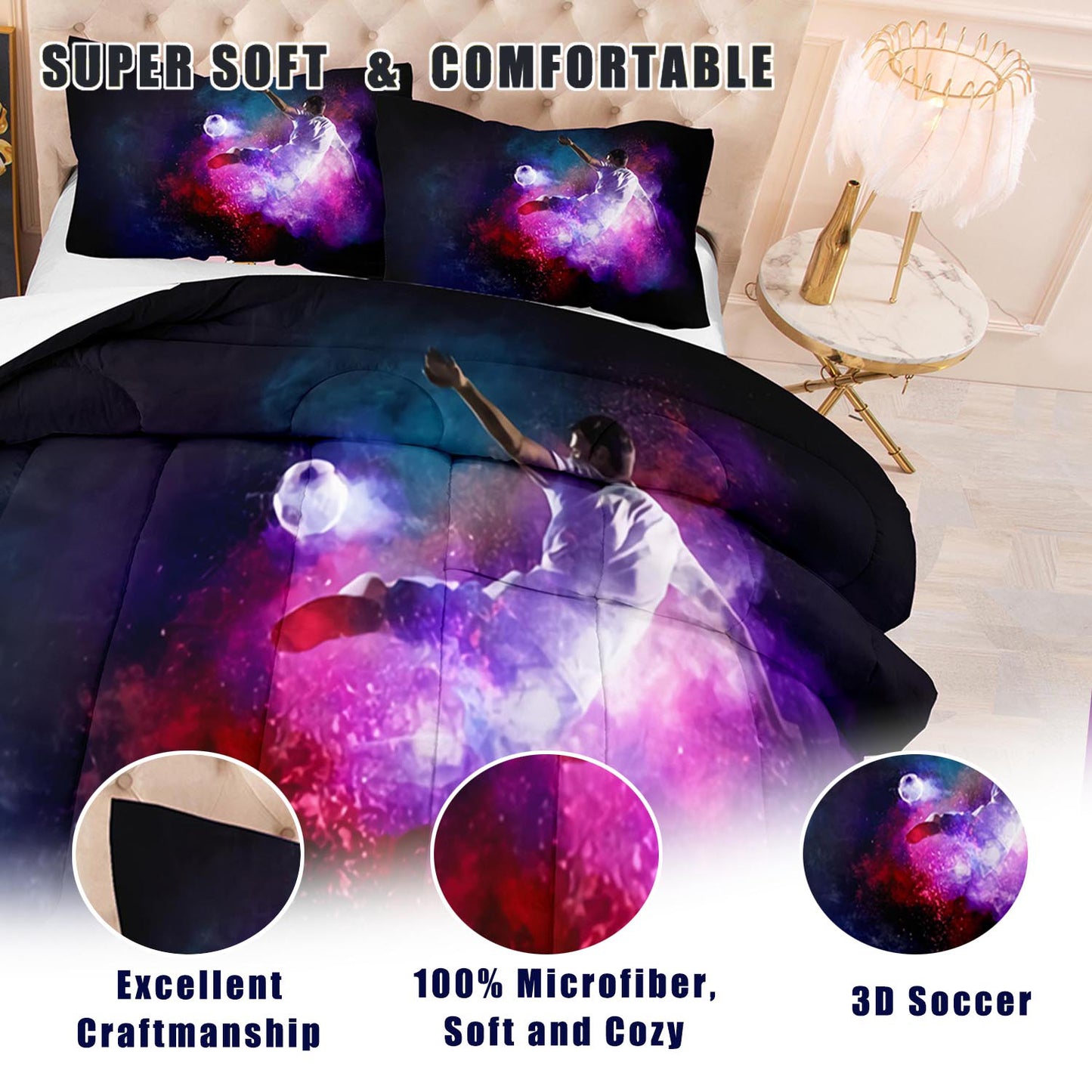 Football Fanatic Luxury Bedding