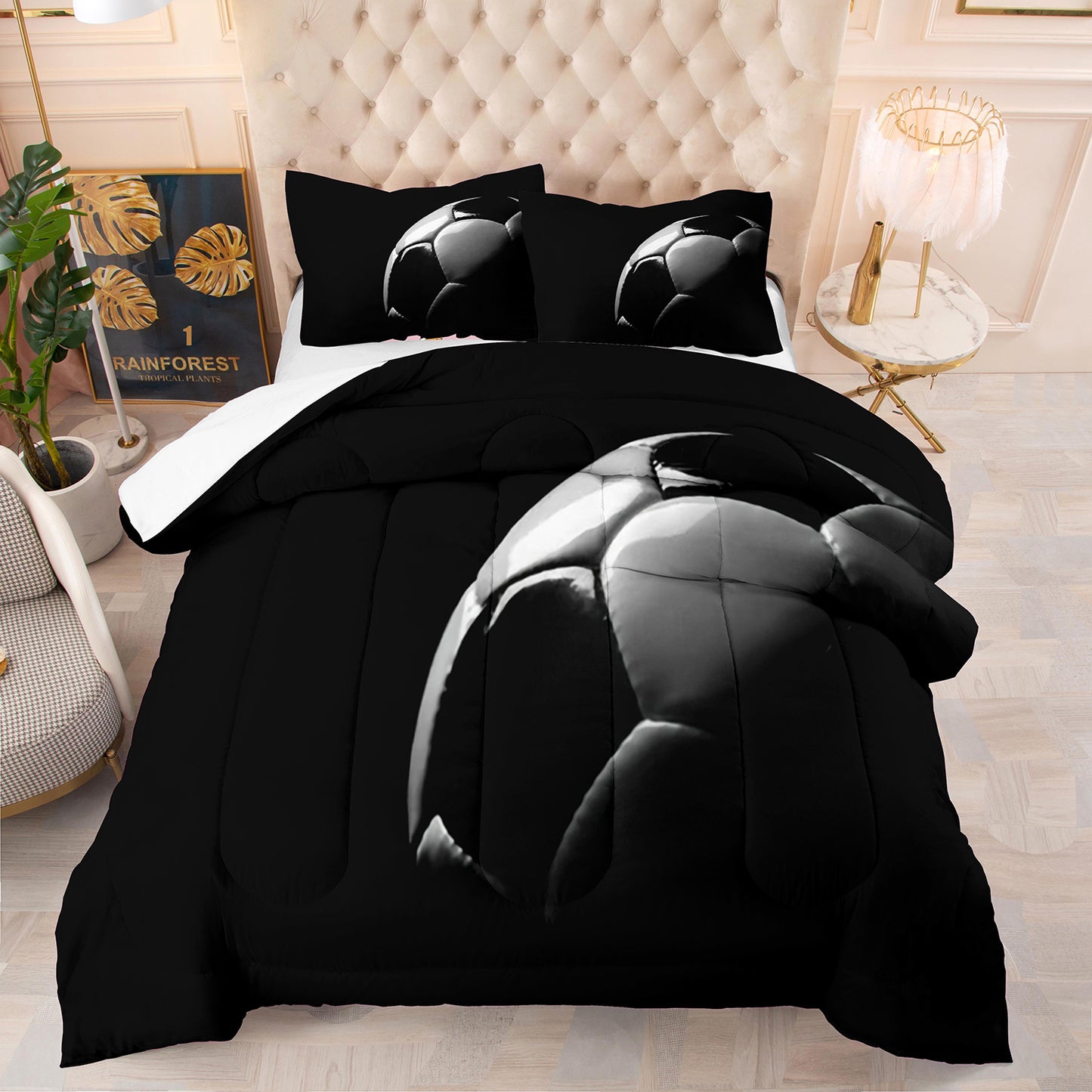 Goal! Printed Football Bedding Collection