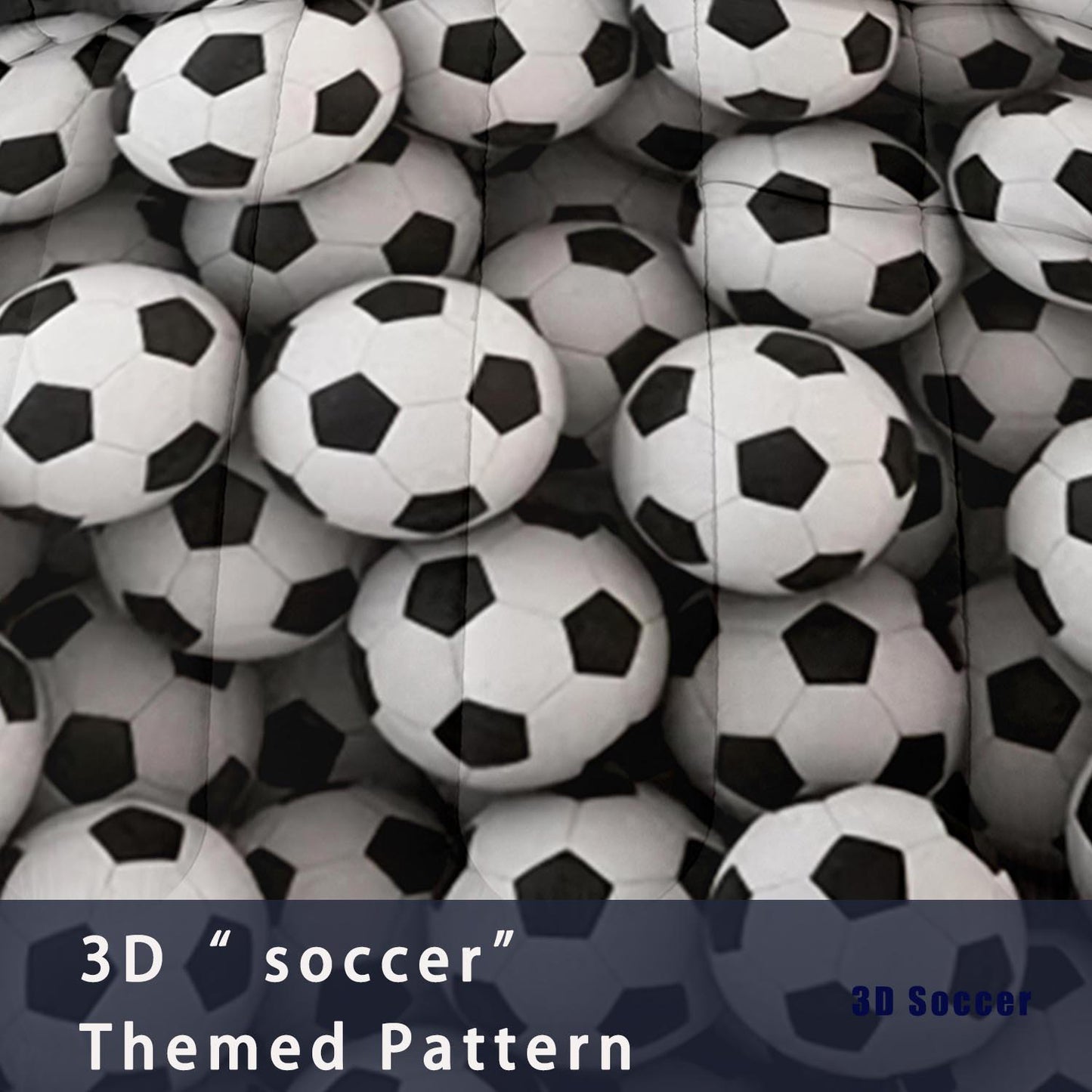 Soccer Ball Print Duvet Cover Set