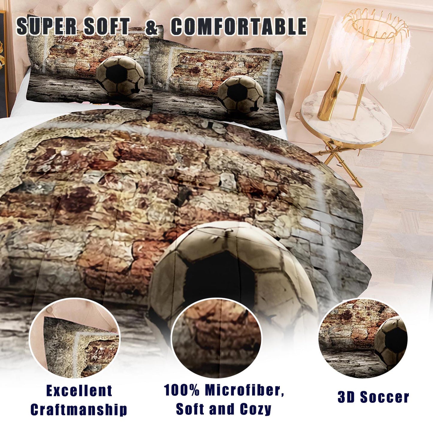 Soccer Stadium Print Set