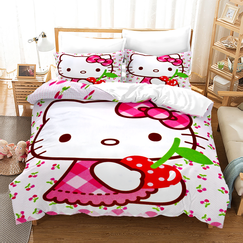 Hello Kitty Ice Cream Pastel Tone Bedding Set