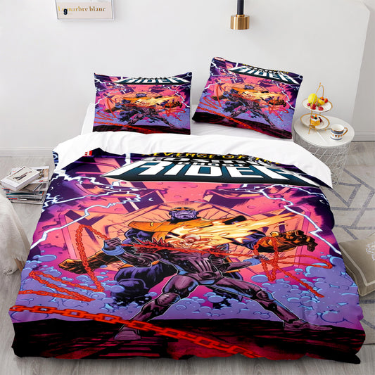 Marvel Ghost Rider and Thanos bedding set 4pcs