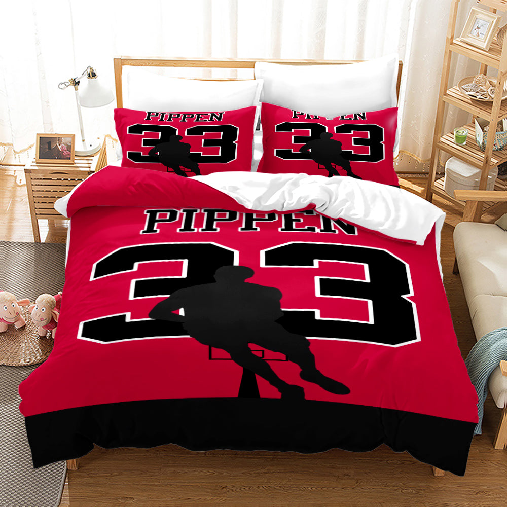Scottie Pippen 33 Queen Size Duvet Cover Set