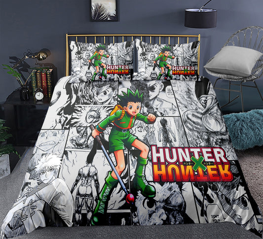 HUNTERxHUNTER GON FREECSS comforter and bed sheet set