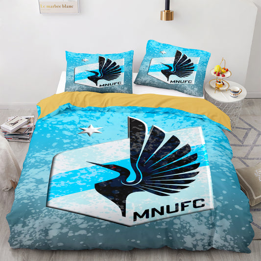 Minnesota United FC 3pcs Duvet And Comforter Set