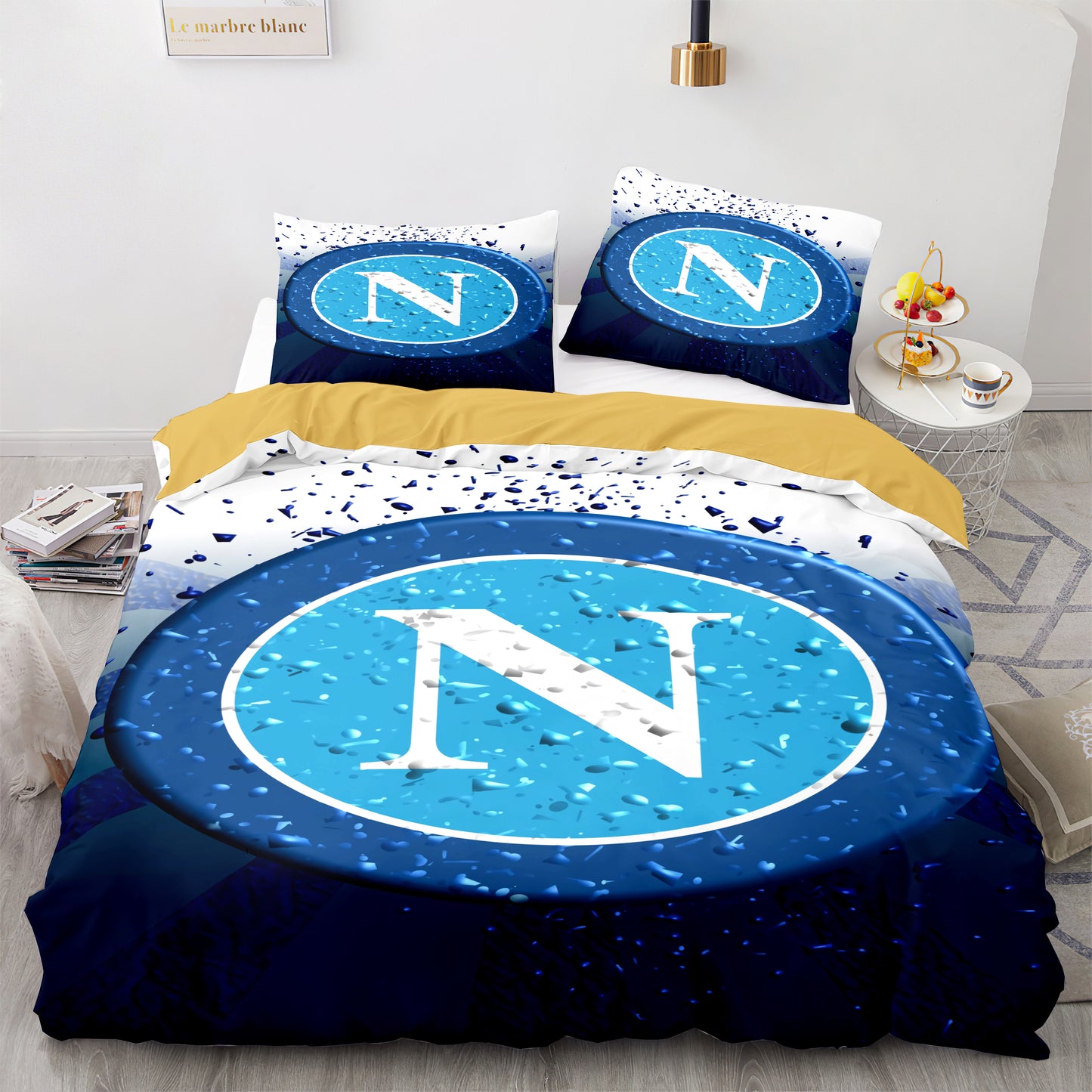 S.S.C. Napoli Full Size 4pcs Bedding Set