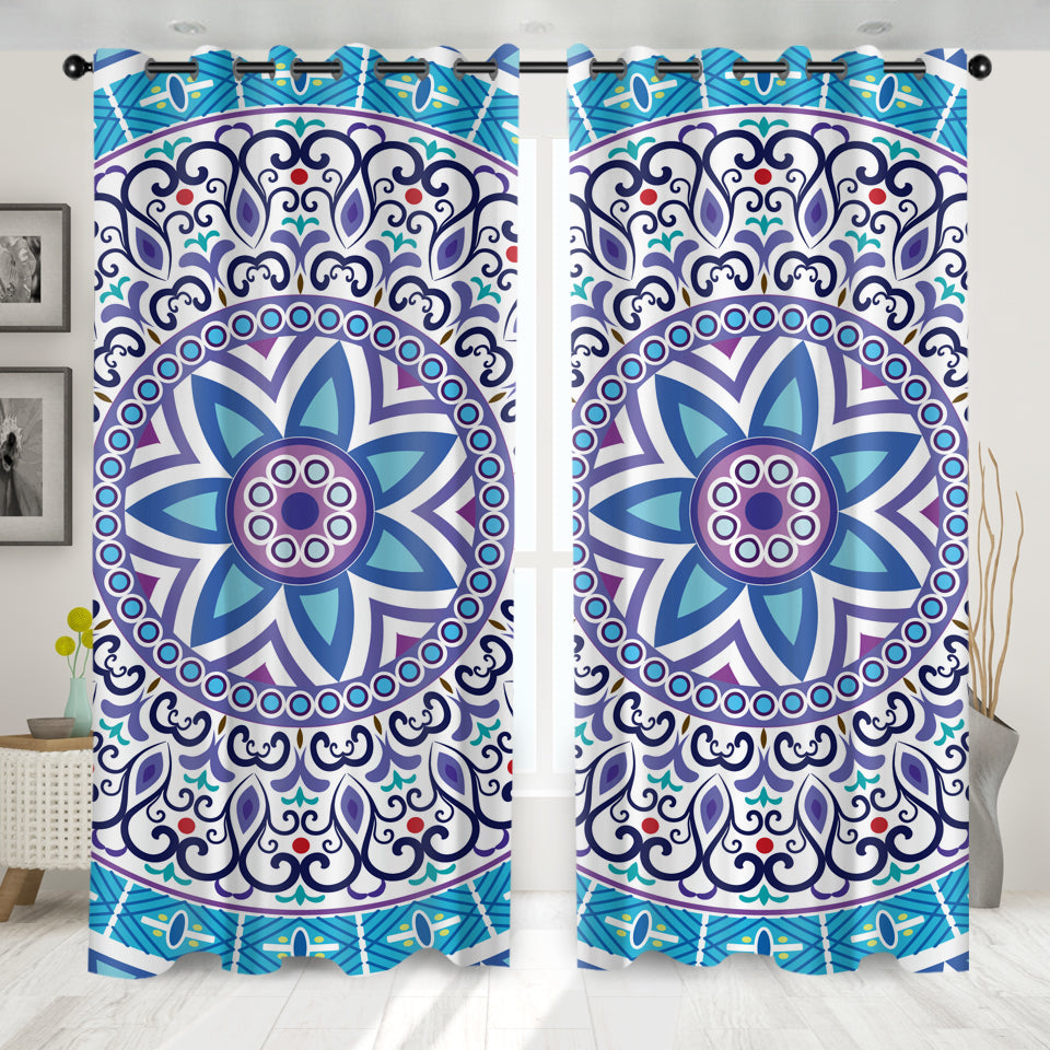 3D bohemian blackout window curtains Home Decor