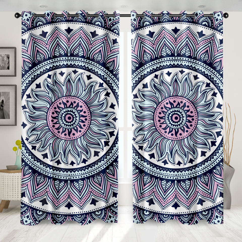 3D bohemian blind curtain