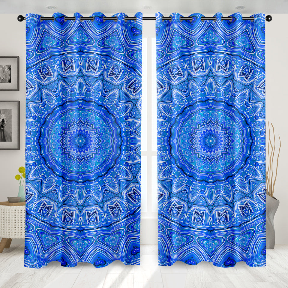 3D mandala living room curtains