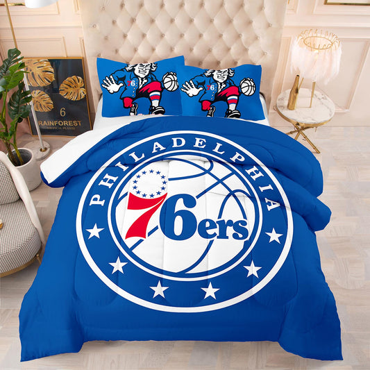 NBA Philadelphia 76ers comforter set basketball Full size