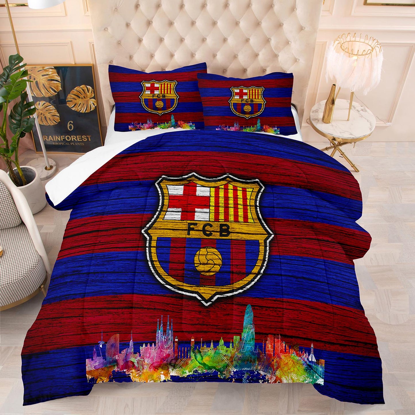 FC Barcelona 3D comforter set