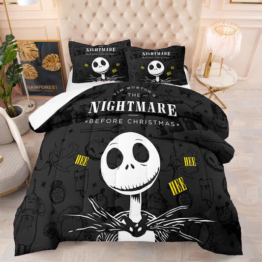 3D Customizing Nightmare Comforter For Christmas Eve