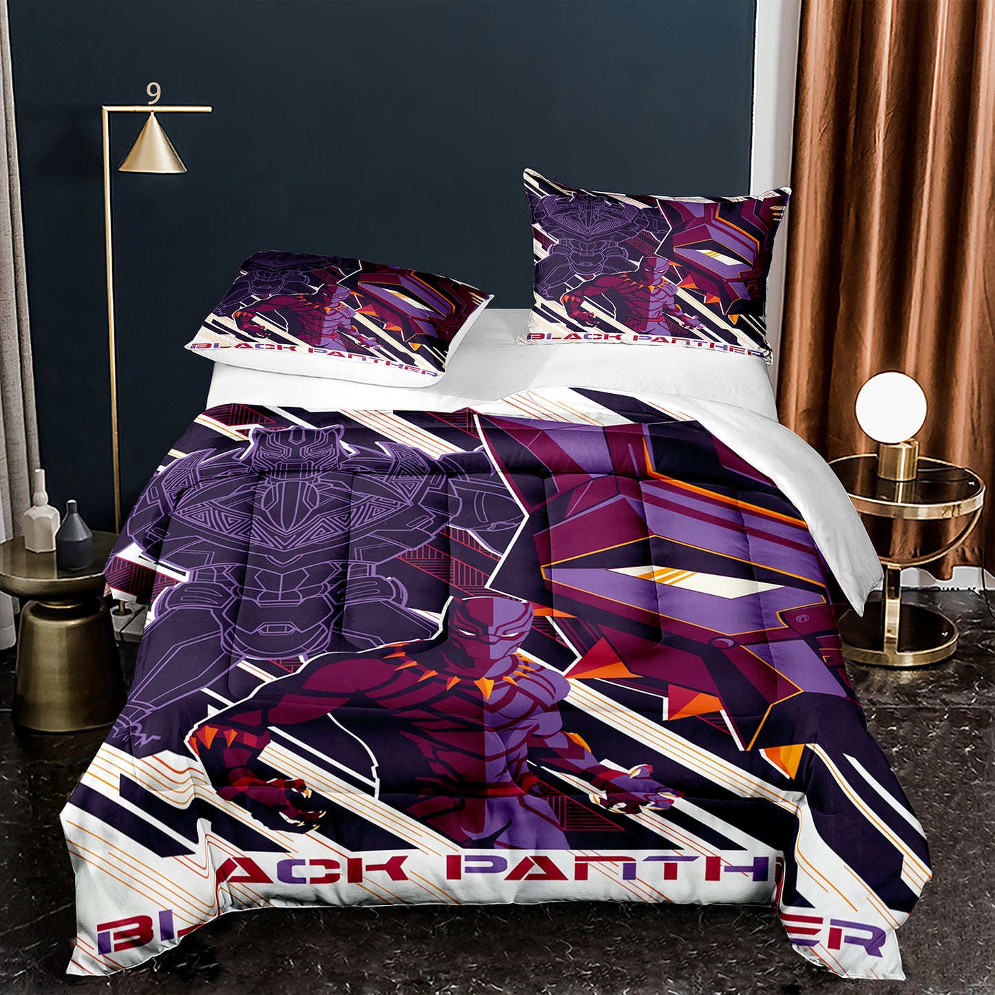 Mech strike Black Panther Comforter Set mech strike1027