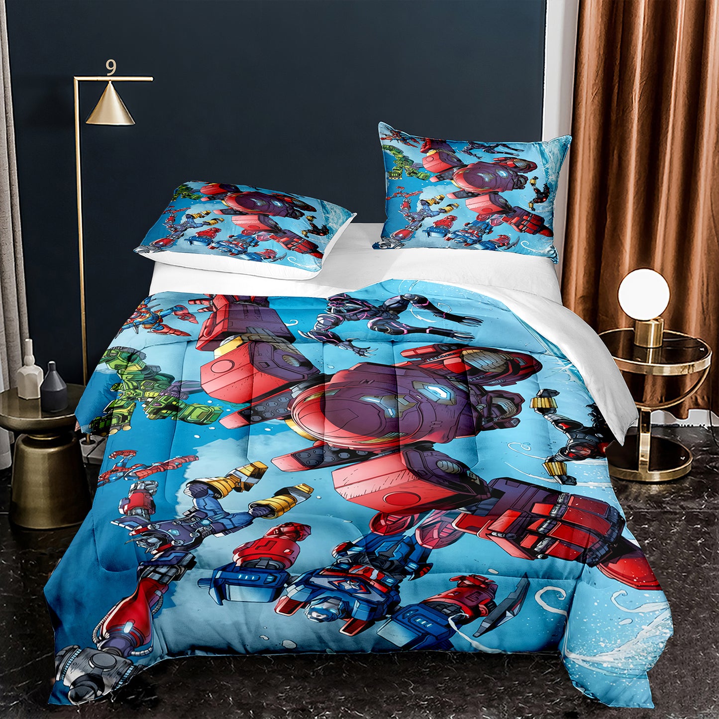Mech strike Avengers Comforter Set mech strike1030