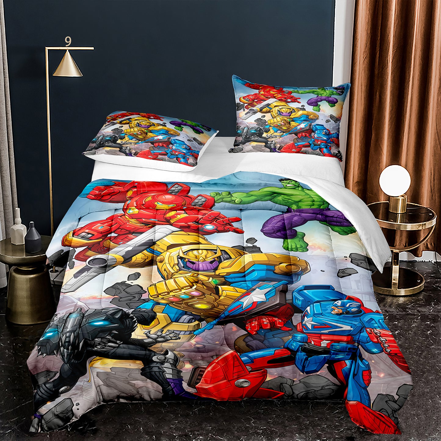 Mech strike Avengers Comforter Set mech strike1031