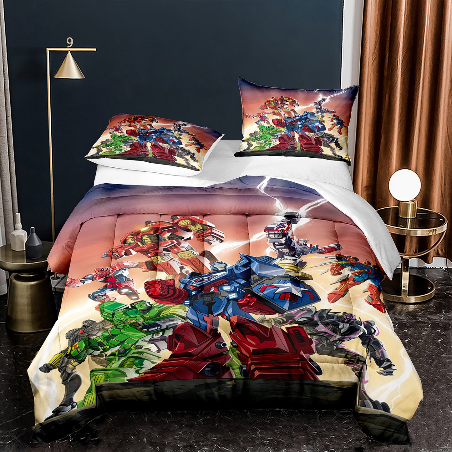 Mech strike Avengers Comforter Set mech strike1033