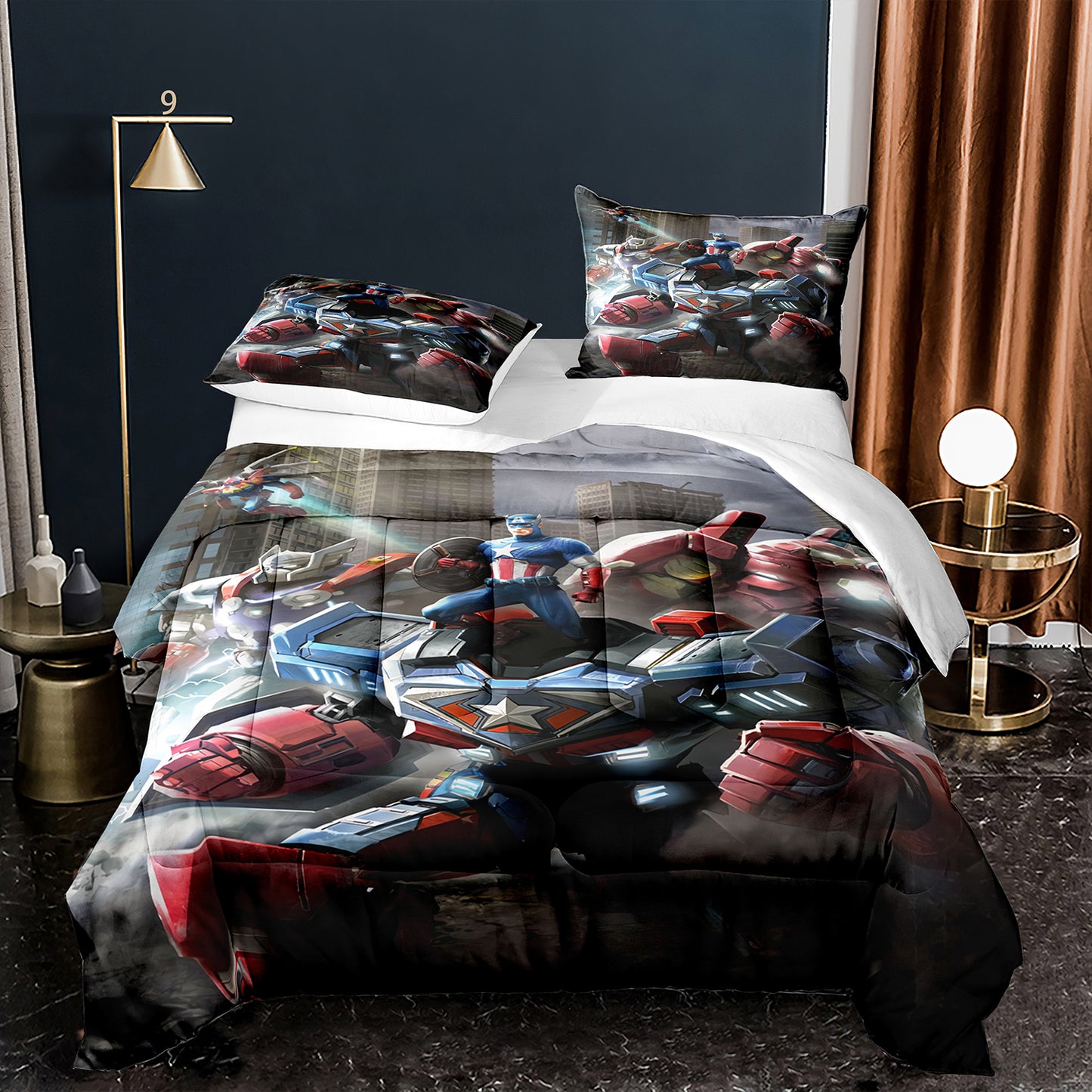 Mech strike Avengers Comforter Set mech strike1034